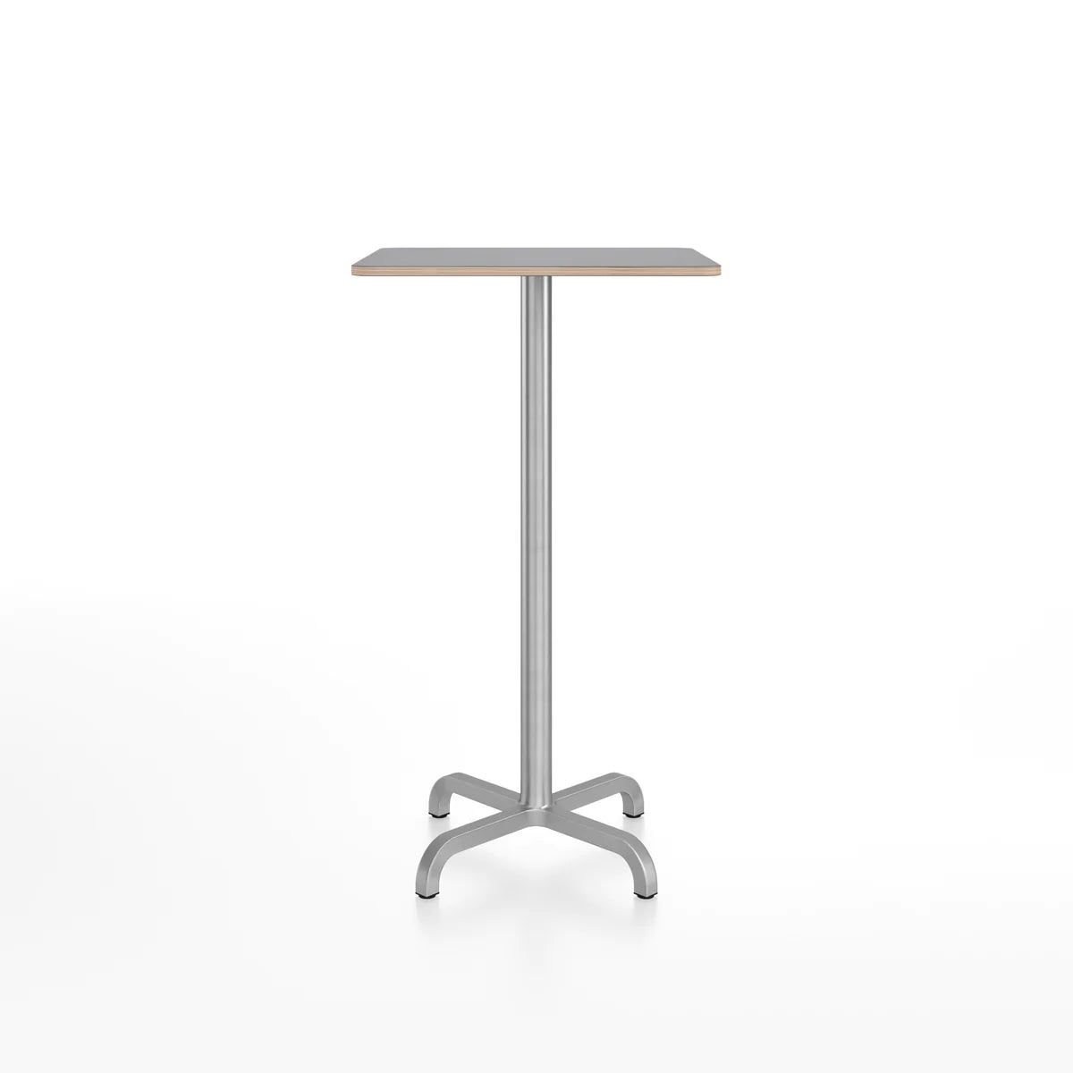 Emeco 20-06 Rectangular Bar-Height Table bar height tables Emeco Gray Laminate Plywood 