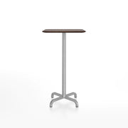 Emeco 20-06 Rectangular Bar-Height Table bar height tables Emeco Walnut Wood 