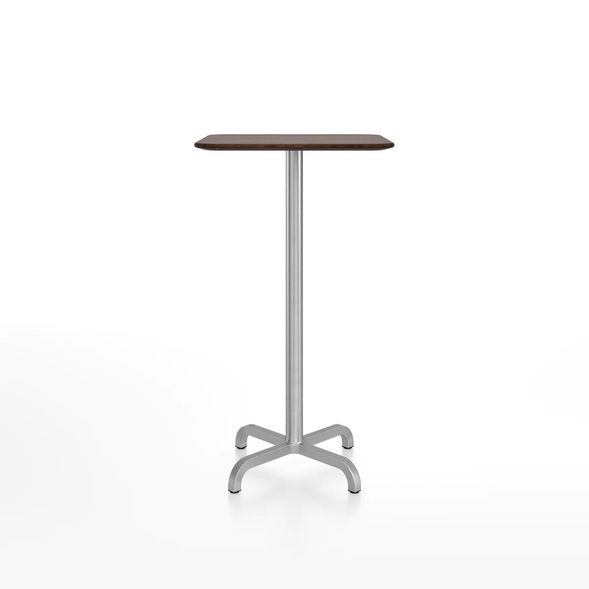 Emeco 20-06 Rectangular Bar-Height Table bar height tables Emeco Walnut Wood 