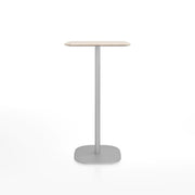Emeco 2 Inch Flat Base Bar Height Table - Rectangular Top Coffee table Emeco Hand Brushed Ash Wood 
