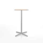 Emeco 2 Inch X Base Bar Table - Rectangular bar seating Emeco Silver Powder Coated Ash 