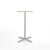 Emeco 2 Inch X Base Bar Table - Rectangular bar seating Emeco Silver Powder Coated Ash 