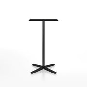 Emeco 2 Inch X Base Bar Table - Rectangular bar seating Emeco Black Powder Coated Black HPL 