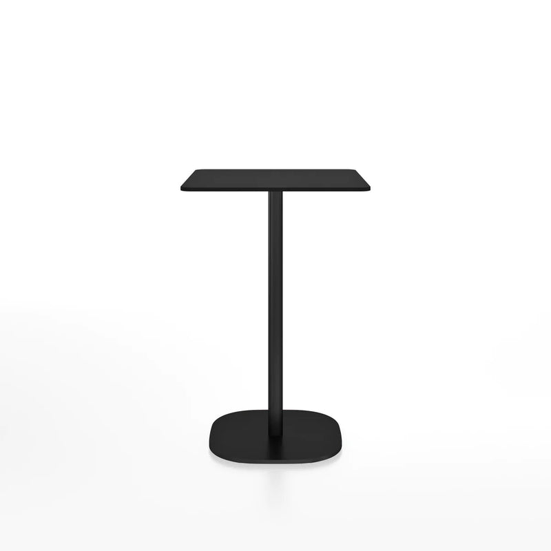 Emeco 2 Inch Flat Base Counter Height Table - Rectangular Top Coffee table Emeco Black Powder Coated Black HPL 