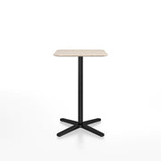 Emeco 2 Inch X Base Counter Table - Rectangular bar seating Emeco Black Powder Coated Ash 