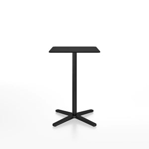 Emeco 2 Inch X Base Counter Table - Rectangular bar seating Emeco Black Powder Coated Black HPL 