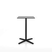 Emeco 2 Inch X Base Counter Table - Rectangular bar seating Emeco Black Powder Coated Grey HPL 