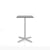 Emeco 2 Inch X Base Counter Table - Rectangular bar seating Emeco Silver Powder Coated Grey HPL 