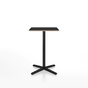 Emeco 2 Inch X Base Counter Table - Rectangular bar seating Emeco Black Powder Coated Black Laminate Plywood 
