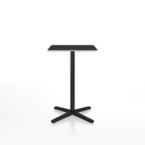 Emeco 2 Inch X Base Counter Table - Rectangular bar seating Emeco Black Powder Coated Black Laminate Plywood 