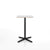 Emeco 2 Inch X Base Counter Table - Rectangular bar seating Emeco Black Powder Coated White Laminate Plywood 