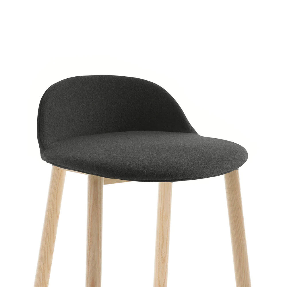 Emeco Alfi Soft Slipcover Low Back Accessories Emeco Fabric Kvadrat Divina Melange 0170 