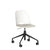 Emeco Alfi Work Swivel Chair With Casters task chair Emeco White No Seat Pad 