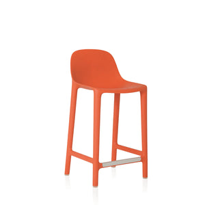 Emeco Broom Stool bar seating Emeco Counter: 24" Orange 