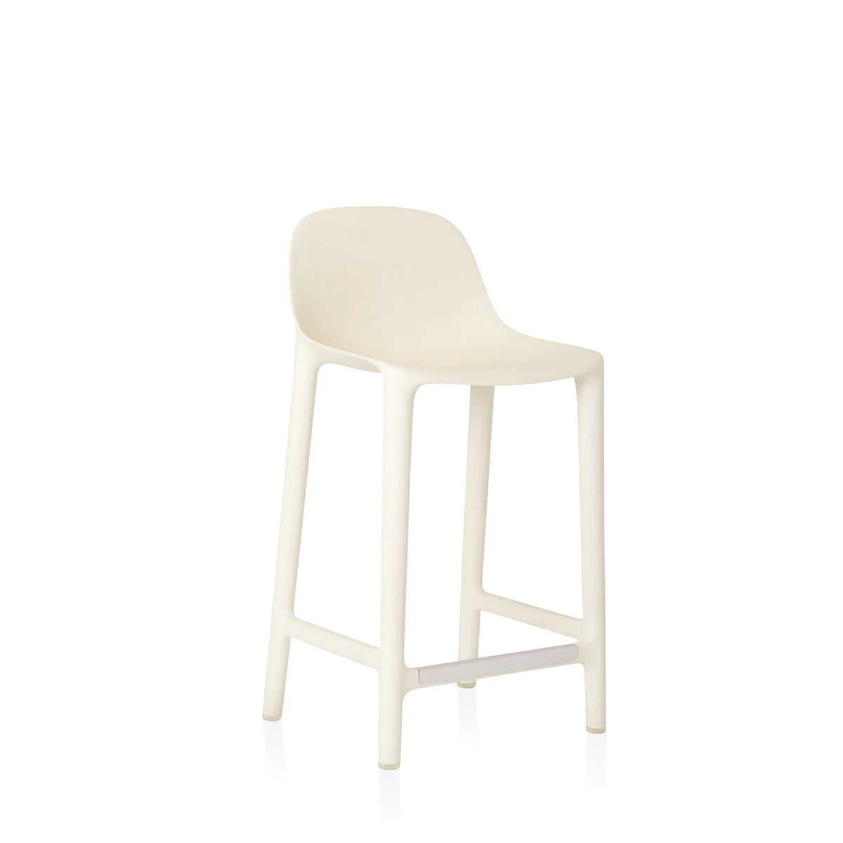 Emeco Broom Stool bar seating Emeco Counter: 24" White 