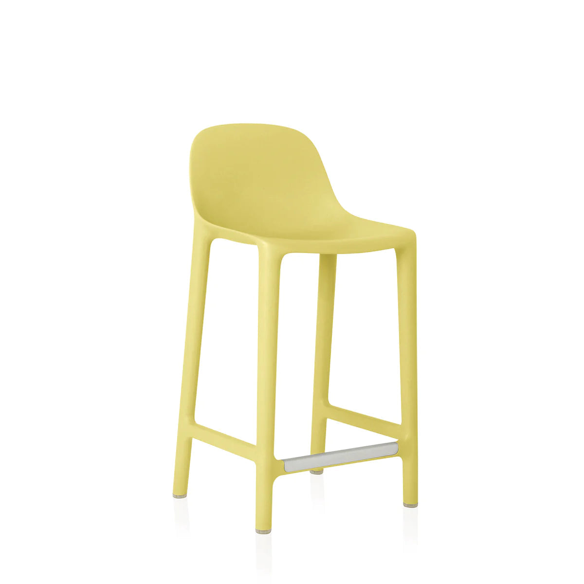 Emeco Broom Stool bar seating Emeco Counter: 24" Butter Yellow 