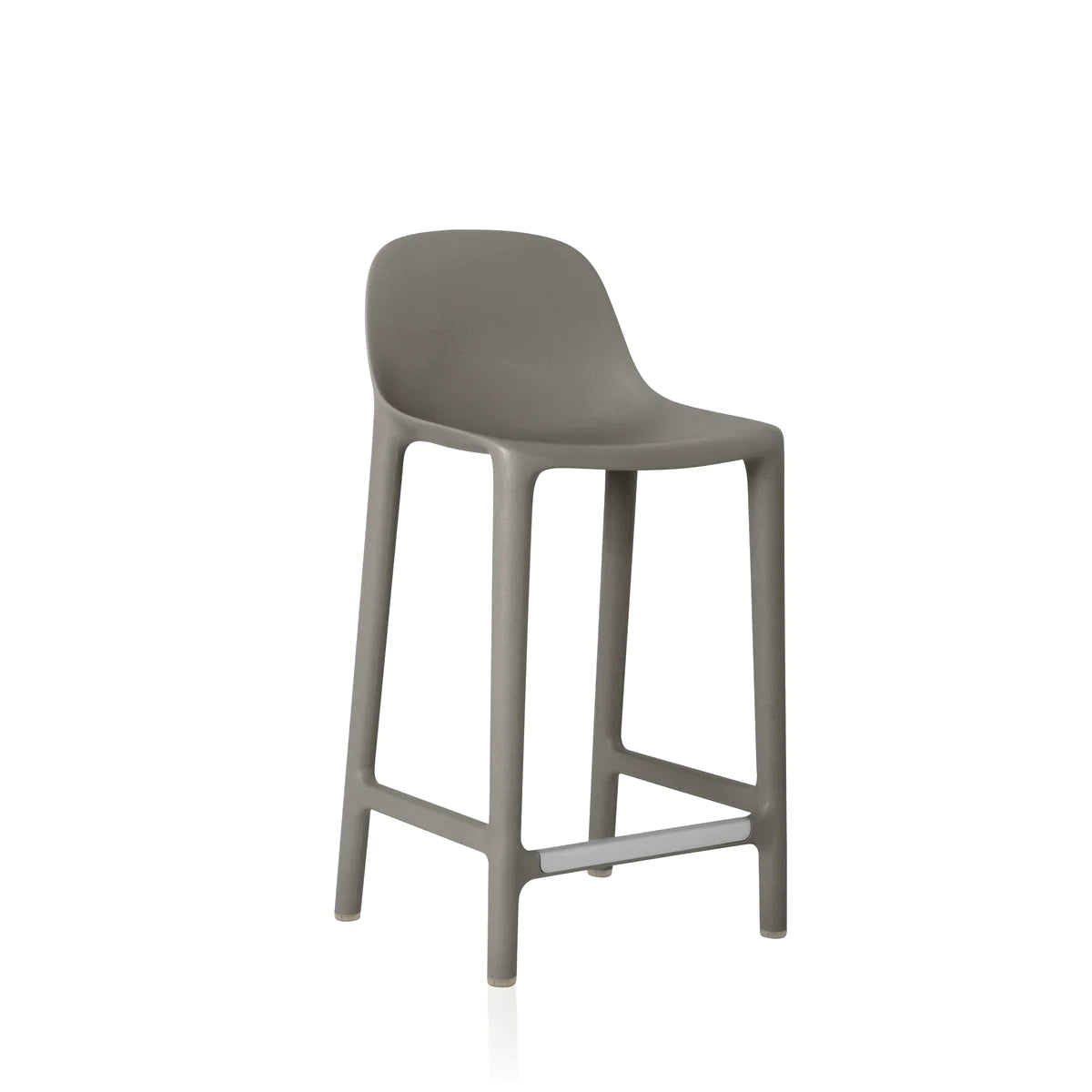 Emeco Broom Stool bar seating Emeco Counter: 24" Light Grey 