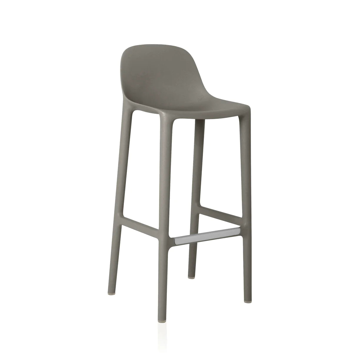 Emeco Broom Stool bar seating Emeco Bar: 30" Light Grey 