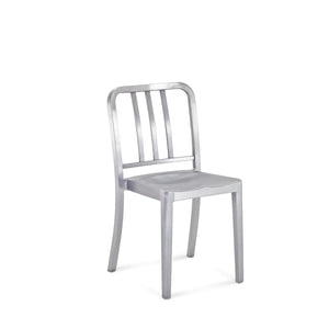 Emeco Heritage Stacking Chair Side/Dining Emeco Hand Brushed No Seat Pad No Glides