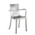 Emeco Hudson Arm Chair Side/Dining Emeco Hand Brushed No Seat Pad No Glides