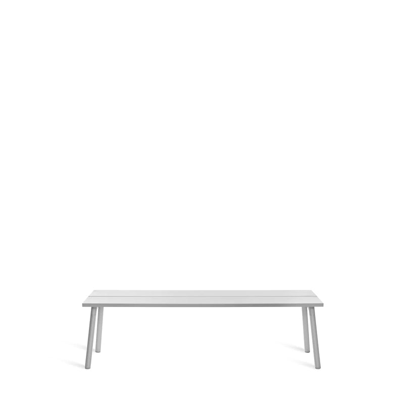 Emeco Run Bench - Aluminum Benches Emeco 3-Seat Bench 