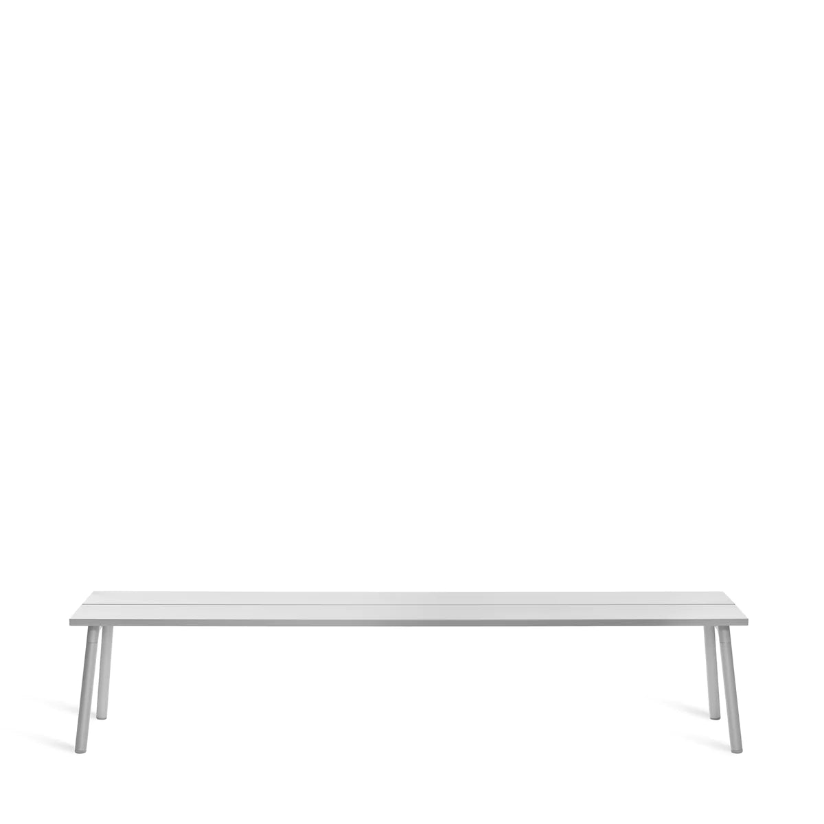 Emeco Run Bench - Aluminum Benches Emeco 4-Seat Bench 