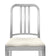 Emeco Hudson Bar Stool With Arms Side/Dining Emeco Hand Brushed Leather Alternative White +$180 No Glides