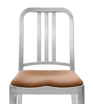 Emeco Hudson Bar Stool With Arms Side/Dining Emeco Hand Brushed Leather Spinneybeck Volo Tan +$275 No Glides