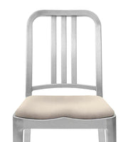Emeco Heritage Stacking Chair Side/Dining Emeco Hand Brushed Outdoor Fabric Papyrus +$205 No Glides
