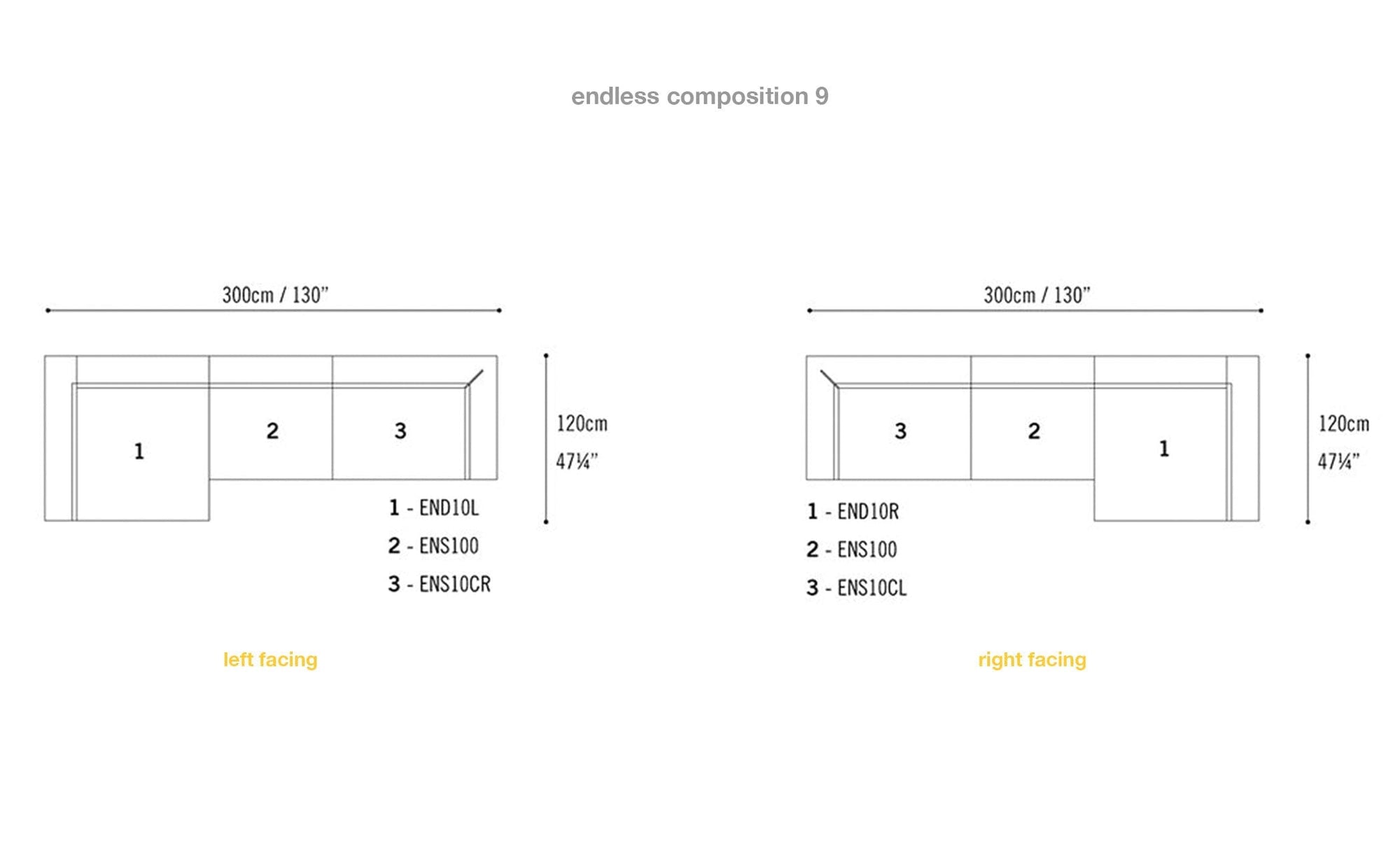 Endless Composition 9 Sofa Bensen 