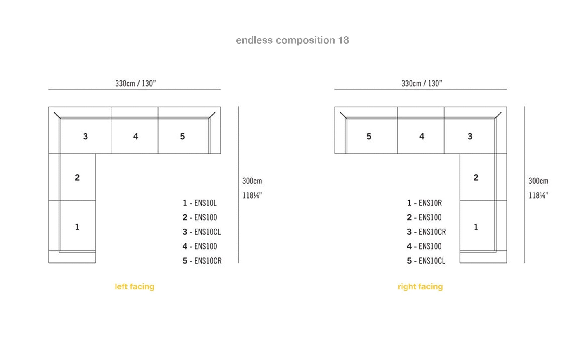 Endless Sofa Composition 18 Sofa Bensen 