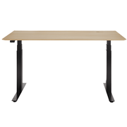 Bok Adjustable Desk Desk Ethnicraft Oak / Black 