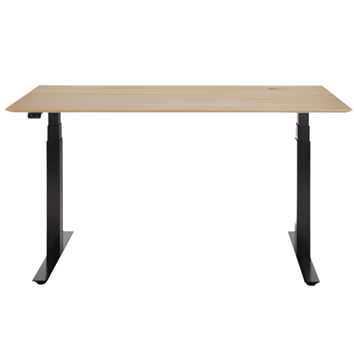 Bok Adjustable Desk Desk Ethnicraft Oak / Black 