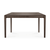 Brown Oak and Teak Dining Table Dining Tables Ethnicraft 55.1 In Width Brown Oak 