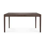 Brown Oak and Teak Dining Table Dining Tables Ethnicraft 63 In Width Brown Oak 
