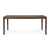 Brown Oak and Teak Dining Table Dining Tables Ethnicraft 70.9 In Width Brown Teak 