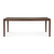 Brown Oak and Teak Dining Table Dining Tables Ethnicraft 78.7 In Width Brown Teak 