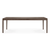 Brown Oak and Teak Dining Table Dining Tables Ethnicraft 86.6 In Width Brown Oak 