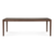 Brown Oak and Teak Dining Table Dining Tables Ethnicraft 86.6 In Width Brown Teak 