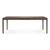 Brown Oak and Teak Dining Table Dining Tables Ethnicraft 94.5 In Width Brown Oak 