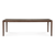 Brown Oak and Teak Dining Table Dining Tables Ethnicraft 94.5 In Width Brown Teak 