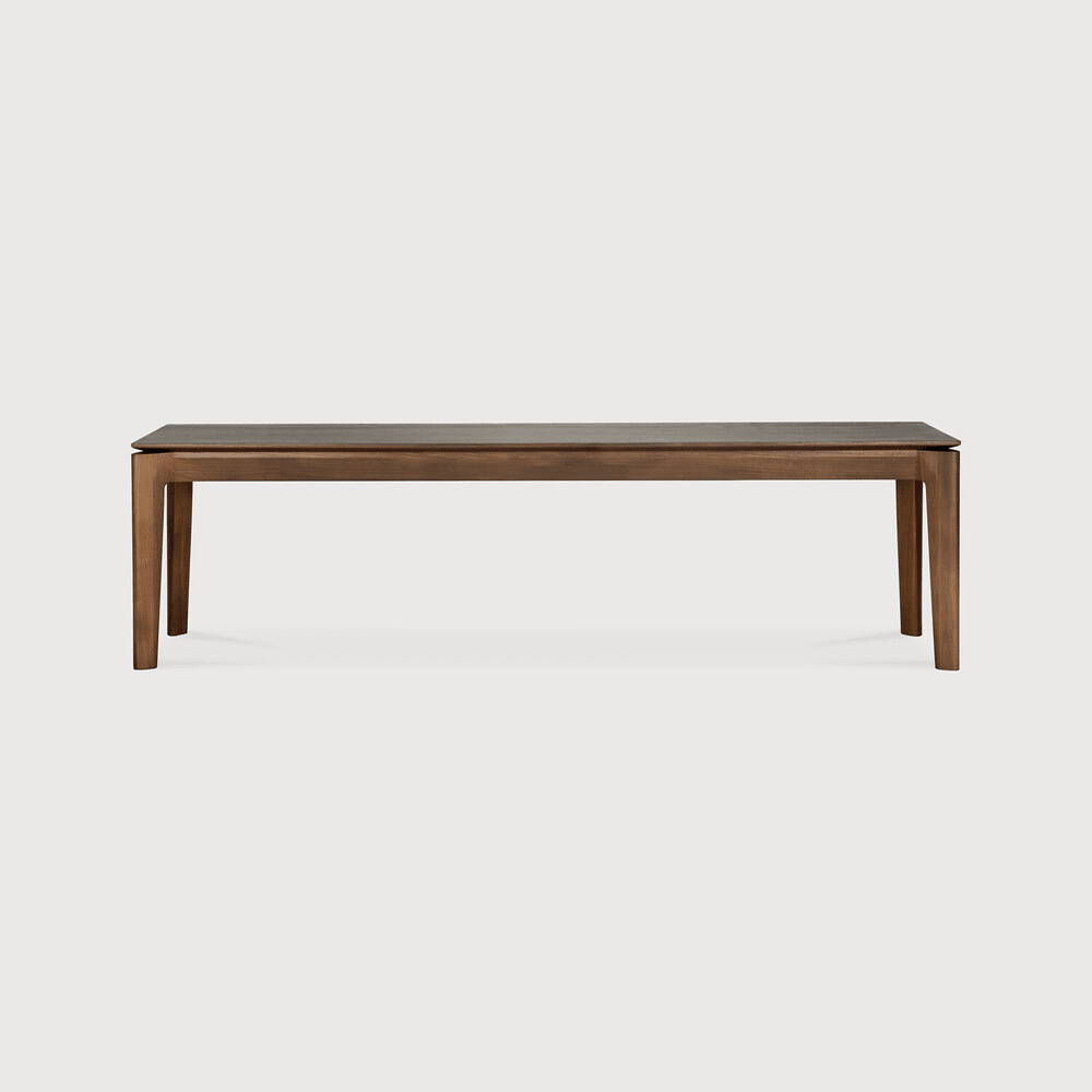 Brown Teak Bok Bench Benches Ethnicraft 66.5" 