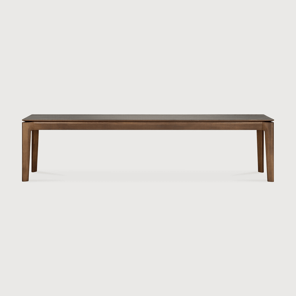 Brown Teak Bok Bench Benches Ethnicraft 73" 