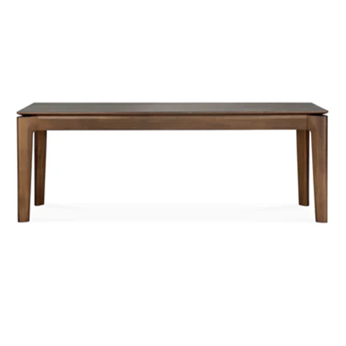 Brown Teak Bok Bench