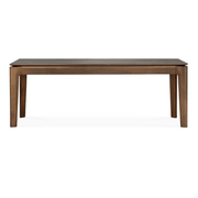 Brown Teak Bok Bench Benches Ethnicraft 49.5" 