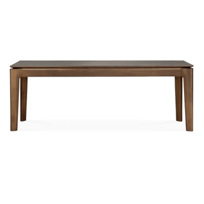 Brown Teak Bok Bench Benches Ethnicraft 49.5" 