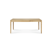 Bok Rectangular Extendable Dining Table Dining Tables Ethnicraft 47"/71" Oak 