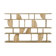 Geometric Rack storage Ethnicraft Oak 