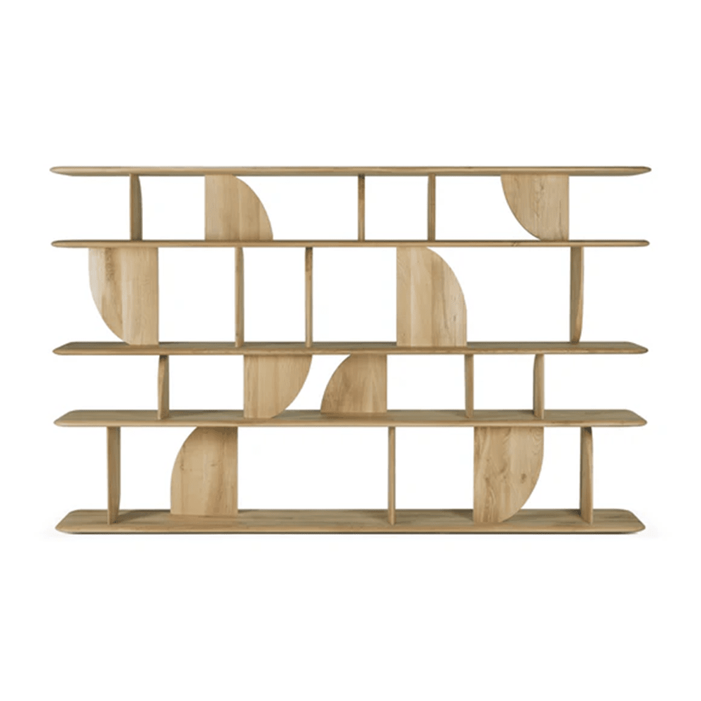 Geometric Rack storage Ethnicraft Oak 