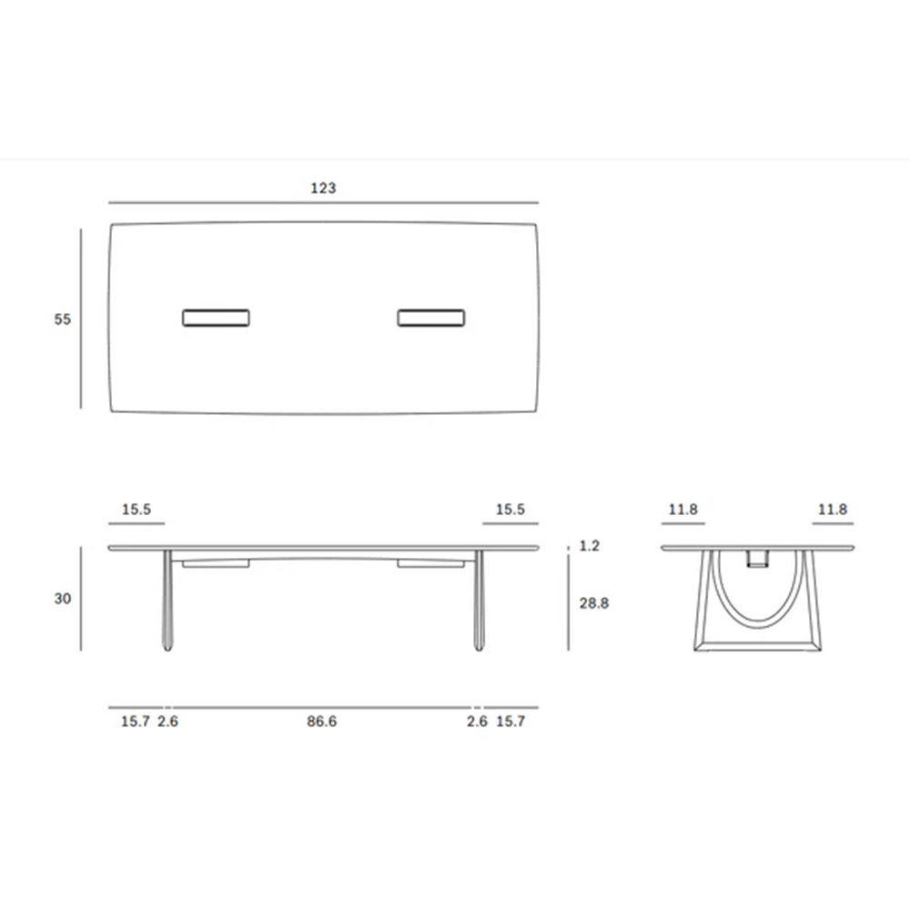 Geometric Meeting Table